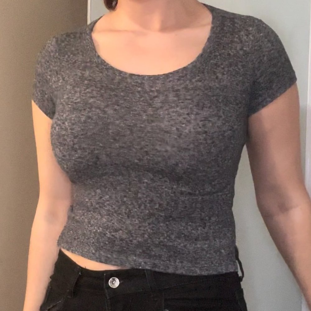 Grey Fitted T-shirt